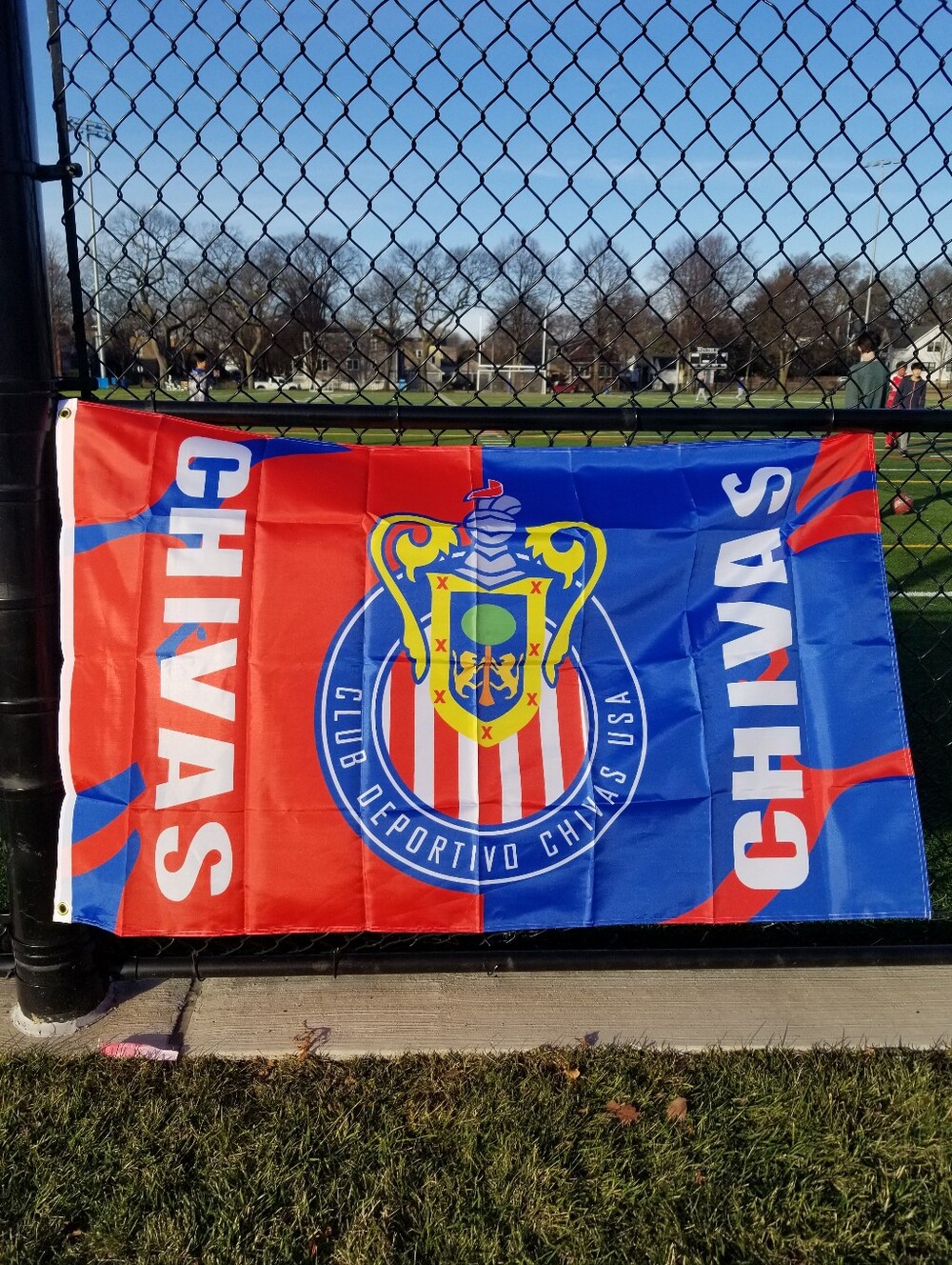 Bandera Banner Flag 5x3 Chivas Club Soccer.